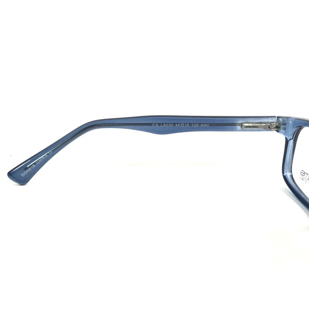 Lantis Optical Eyeglasses Frames CS L8030 NAV Transparent Navy Blue 44-16-125